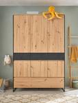 Kleiderschrank Lareille Eiche Artisan Dekor / Anthrazit