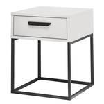 Table de chevet Aggie Blanc - 40 x 52 cm