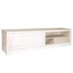 Meuble TV Casares lisse Pin massif - Pin blanc - Largeur : 206 cm