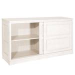 Sideboard Casares Geriffelt Typ D Pinie Massiv - Pinie Weiß