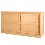 Dressoir Casares geribbeld type D massief pijnboomhout - Pijnboomhout donker