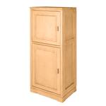 Highboard Casares Glatt Pinie Massiv - Pinie Dunkel - 2 Türen - Türanschlag links - Ohne