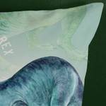 Copripiumino e federa Vala Microfibra - Verde - 135 x 200 cm + cuscino 80 x 80 cm