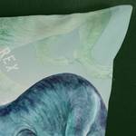 Copripiumino e federa Vala Microfibra - Verde - 140 x 200/220 cm + cuscino 70 x 60 cm