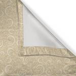 Gordijn met ringen Boho set van 2 polyester - crèmekleurig/beige - Hoogte: 245 cm