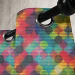 Rideaux à œillets Dots - Lot de 2 Polyester - Multicolore - Hauteur : 260 cm