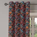 Rideaux Scarlet Mandala - Lot de 2 Polyester - Multicolore - Hauteur : 175 cm