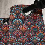 Rideaux Scarlet Mandala - Lot de 2 Polyester - Multicolore - Hauteur : 175 cm