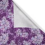 Ösenvorhang Flowers 2er-Set Polyester - Violett - Höhe: 225 cm