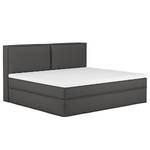 Familiebed boxspring KINX Stof KINX: Antracietkleurig - 240 x 200cm - H3 medium