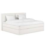 Familiebed boxspring KINX Stof KINX: Wit - 240 x 200cm - H2 zacht