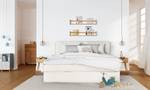 Lit boxspring familial KINX Tissu KINX : Blanc - 240 x 200cm - D2 souple