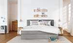 Familienbett Boxspringbett KINX Stoff KINX: Grau - 240 x 200cm - H3