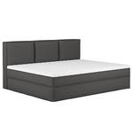 Familienbett Boxspringbett KINX Stoff KINX: Anthrazit - 270 x 200cm - H3