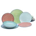 Servizio da tavola Mediterran Grès - Multicolore - Set da 18