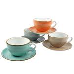 Tazza da caffè Vintage Nature Porcellana - Multicolore - Set da 8