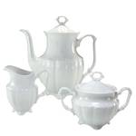 Koffieset Maria Theresia porselein - wit - 3-delig