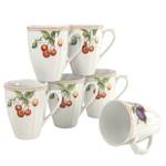 Tasses à café Flora Orchard - Lot de 6 Porcelaine - Multicolore