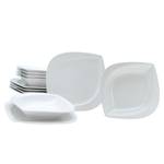 Service de vaisselle Melbourne Porcelaine - Crème - 12 éléments