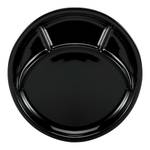 Assiettes à fondue Universal - Lot de 4 Porcelaine - Noir