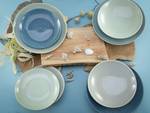 Servizio da tavola Reactive Grès - Set da 12 - Grigio blu