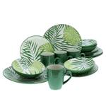 Set da tavola Tropicana Grès - Set da 16 - Verde