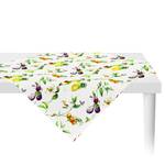 Nappe 6851 Polyester / Coton - Blanc / Multicolore - 85 x 85 cm