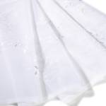 Bistrogordijn met lussen Baoor polyester - wit