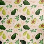 Behang Avocado PVC - donkergroen/limoen - Hoogte: 250 cm