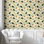 Papier peint Avocado PVC - Vert foncé / Citron vert - Hauteur : 250 cm