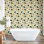 Papier peint Avocado PVC - Vert foncé / Citron vert - Hauteur : 250 cm