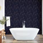 Behang Navy Blue PVC - marineblauw - Hoogte: 250 cm