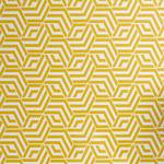 Papier peint Lattice PVC - Jaune - Hauteur : 90 cm