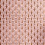 Behang Blush Pink PVC - roze - Hoogte: 90 cm