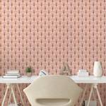 Tapete Blush Pink PVC - Rosa - Höhe: 90 cm