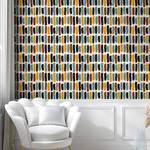 Papier peint African Print PVC - Multicolore - Hauteur : 90 cm