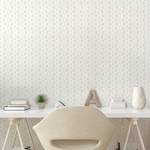 Behang Abstract type F PVC - wit/crèmekleurig - Hoogte: 90 cm