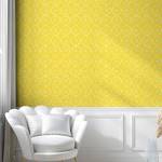 Papier peint Zitronen PVC - Jaune - Hauteur : 180 cm