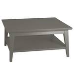 Table basse Casares - Type A Pin massif - Gris - 90 x 90 cm