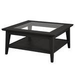 Table basse Casares - Type A Pin massif - Noir - 110 x 70 cm