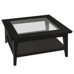 Table basse Casares - Type A Pin massif - Noir - 110 x 70 cm