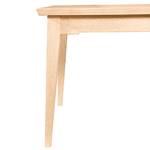 Table Casares Pin massif - Pin clair - Largeur : 140 cm