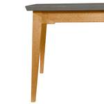 Table Casares Pin massif - Gris/Pin marron - Largeur : 140 cm