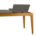 Table extensible Casares Pin massif - Gris/Pin marron - Largeur : 140 cm