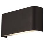 Lampada da parete 2 punti luce Match Box Acciaio / Alluminio - Nero