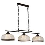 Suspension Highworth Acier / Verre - Noir - 3 ampoules