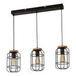 Hanglamp Vision Cage staal - zwart - 3 lichtbronnen