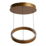 Suspension Layla ronde Acier / Aluminium - 1 ampoule - Doré - Diamètre : 44 cm