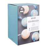 Lichterkette LES BELLES mit Tassel Polystyrene / PVC / Baumwolle / Kupfer - Hellblau