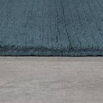 Tappeto di lana Textured Border Lana - Blu - 200 x 290 cm